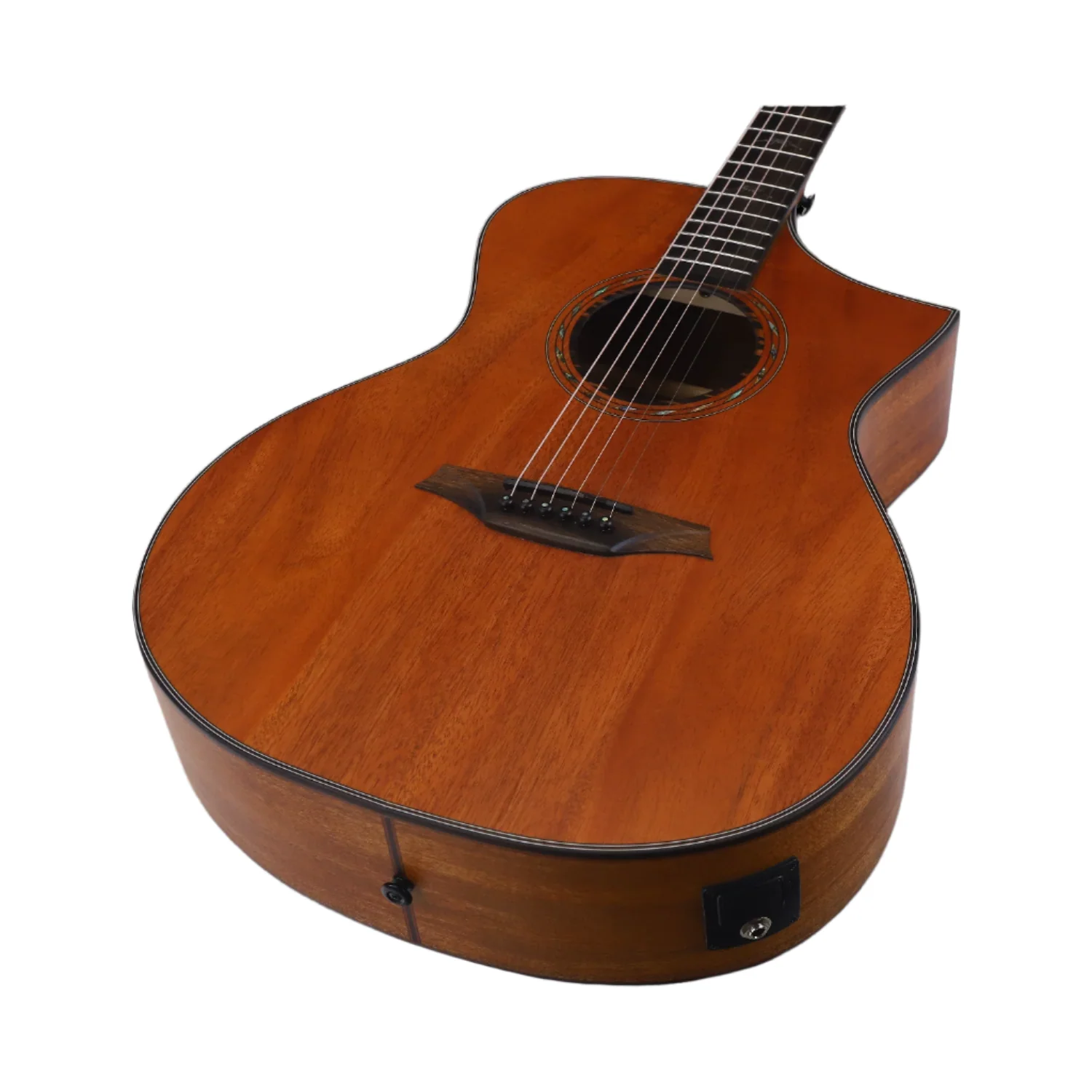 Bromo BAT4MCE Tahoma Series Solid Top 6 String Electro Acoustic Guitar - Open Box - Image 3