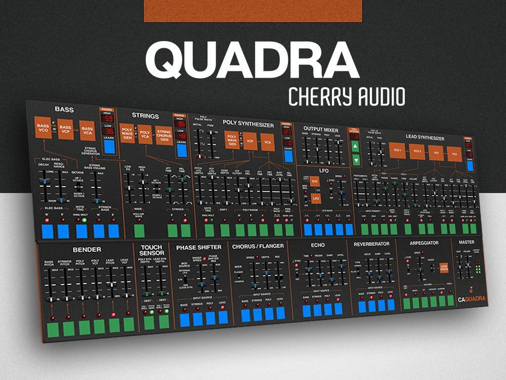 Cherry Audio Quadra Synthesizer – Professional Audio Software & Plugin - Image 2
