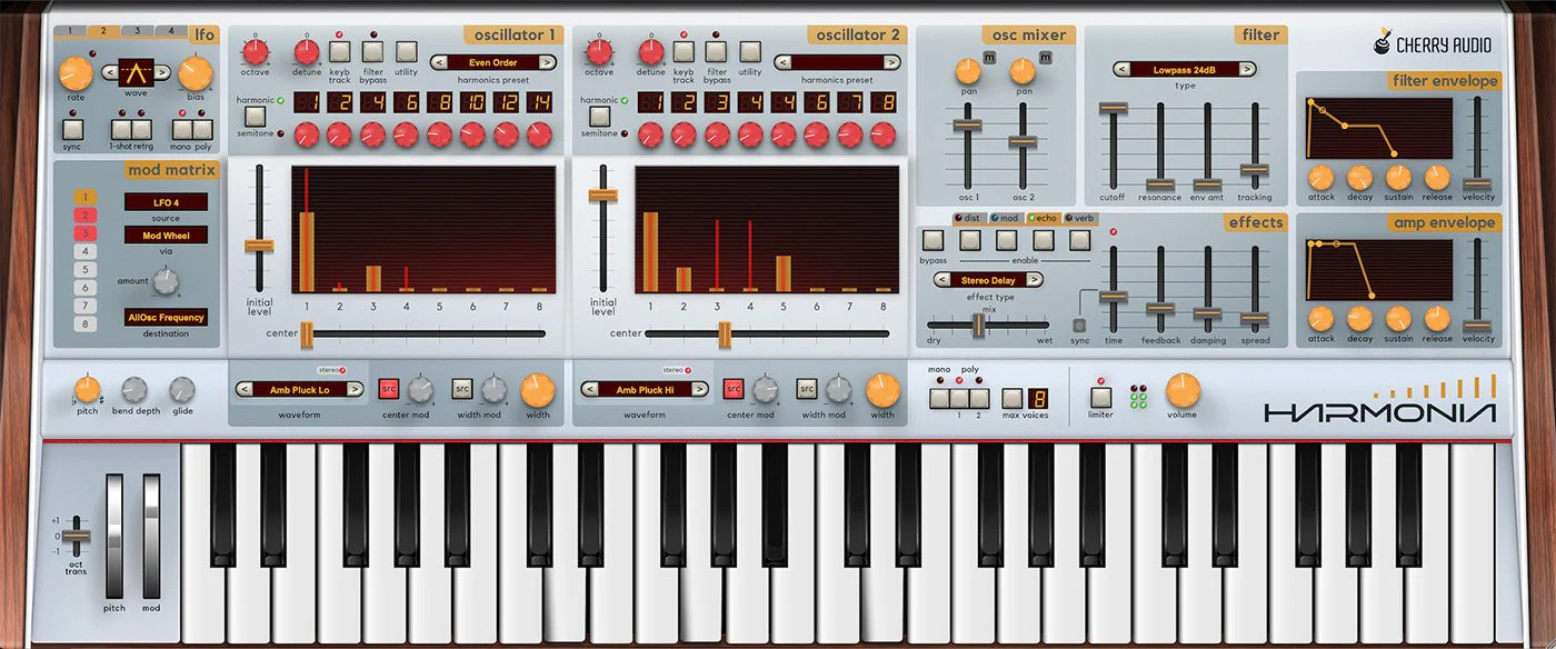Cherry Audio Harmonia Synthesizer – Professional Audio Software & Plugin - Image 4