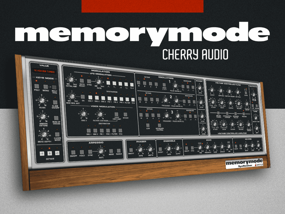 Cherry Audio Memorymode Synthesizer – Professional Audio Software & Plugin