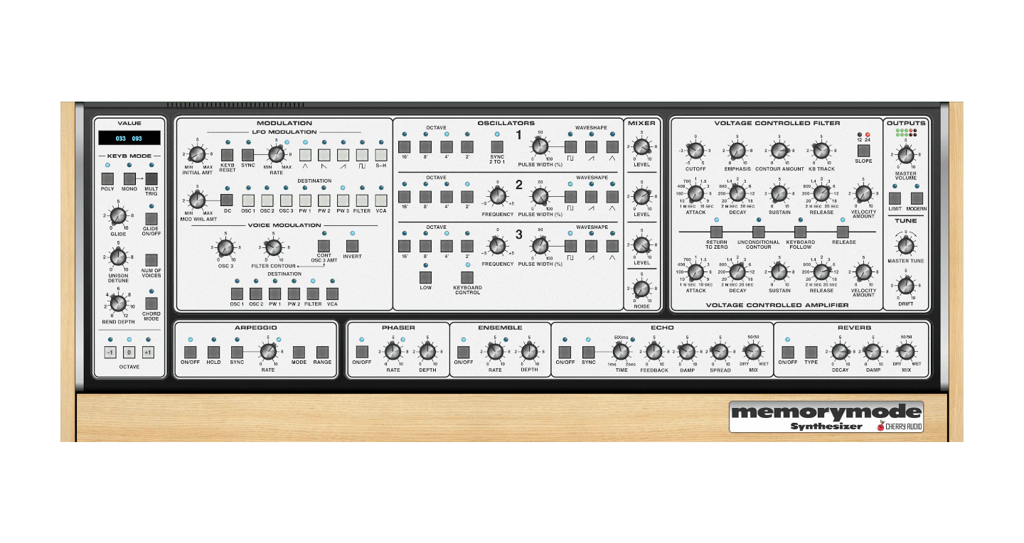 Cherry Audio Memorymode Synthesizer – Professional Audio Software & Plugin - Image 6