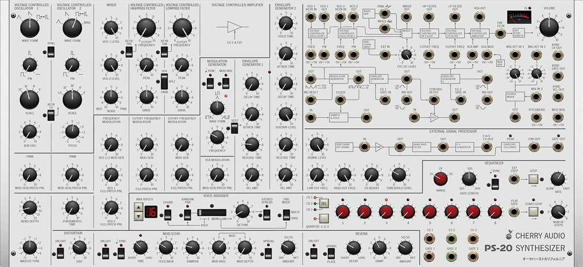 Cherry Audio PS-20 Synthesizer – Professional Audio Software & Plugin - Image 7