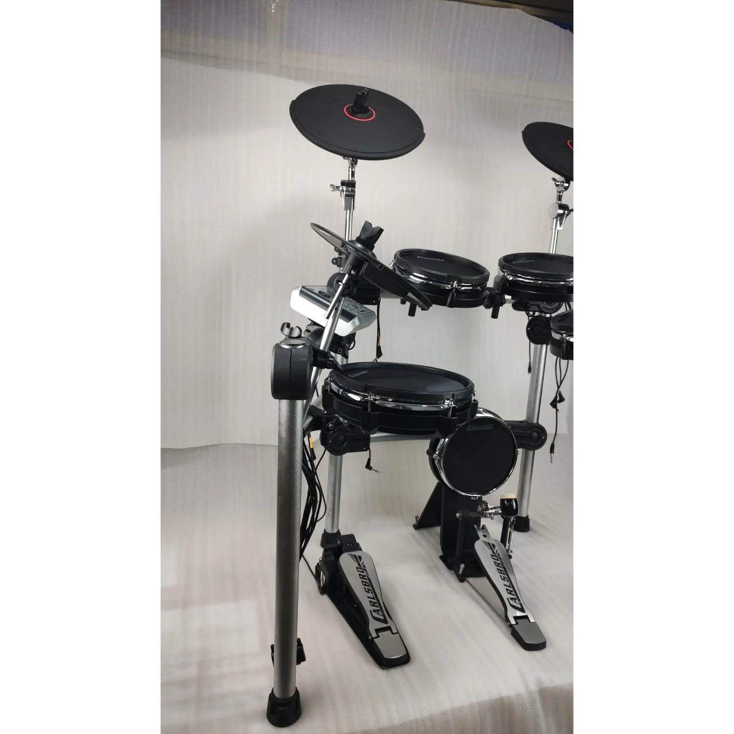 Carlsbro CSD 500 Mesh Compact Electronic Drum Kit with Rechargeable Sound Module - Open Box - Image 3