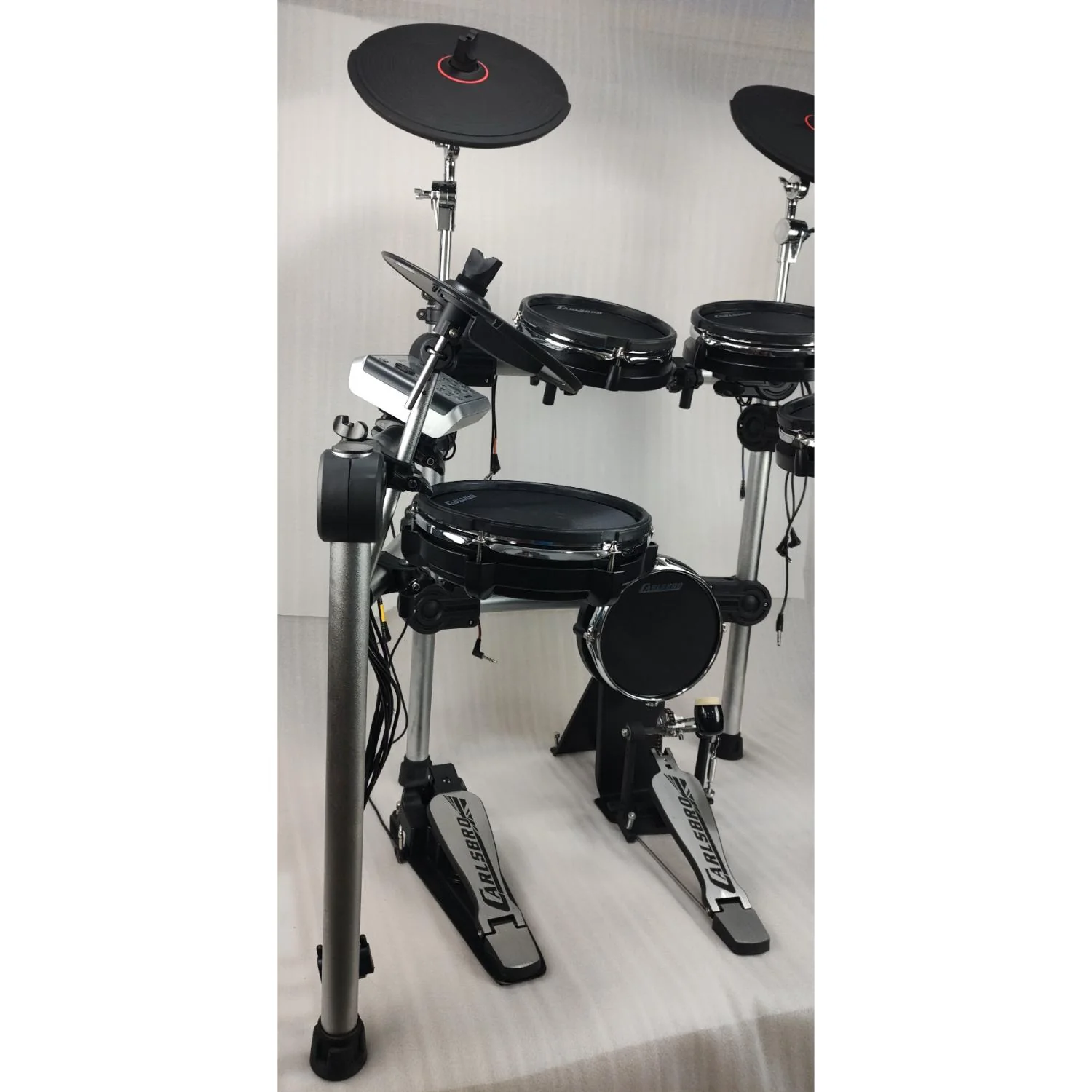 Carlsbro CSD 500 Mesh Compact Electronic Drum Kit with Rechargeable Sound Module - Open Box - Image 5