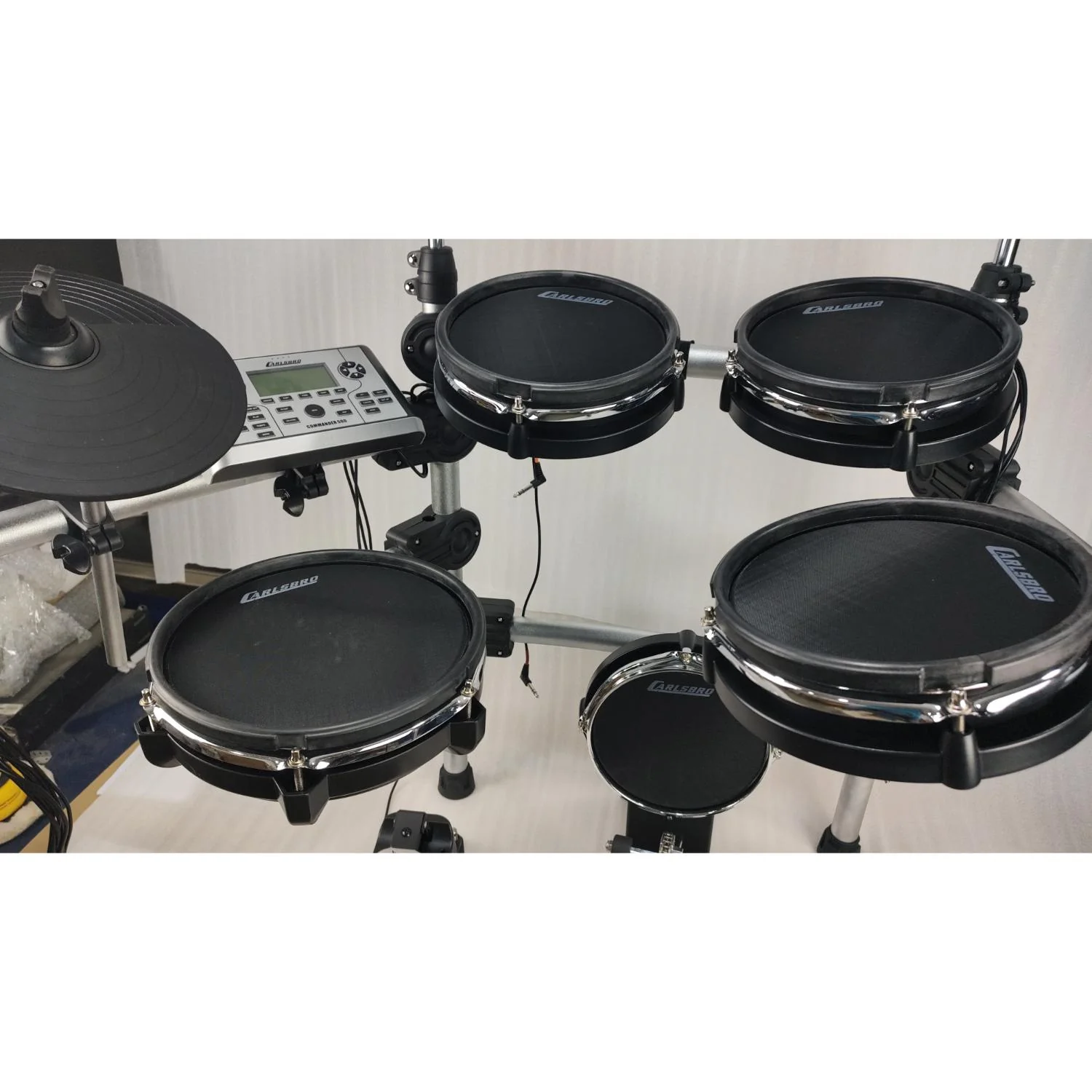 Carlsbro CSD 500 Mesh Compact Electronic Drum Kit with Rechargeable Sound Module - Open Box - Image 7