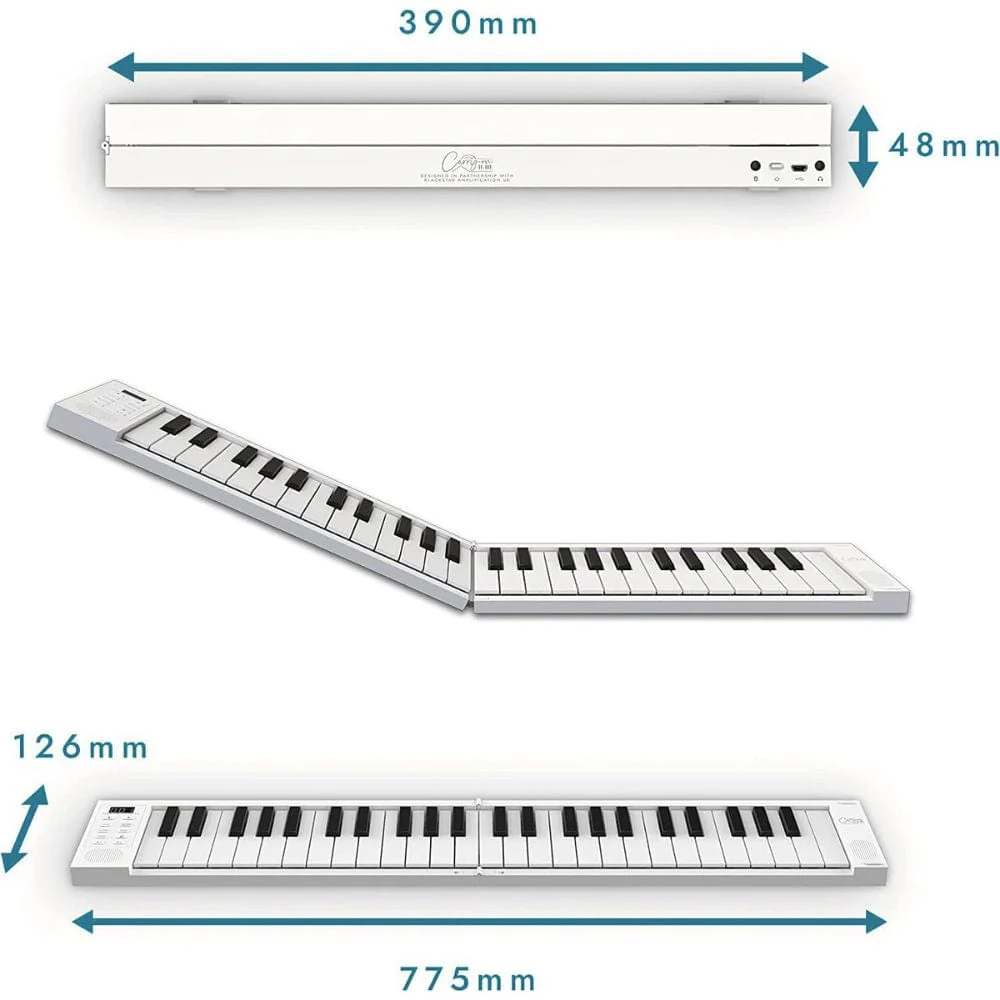 Carry-on FP-49 Touch 49 Key Touch Sensitive Portable Folding Digital Piano - Image 4