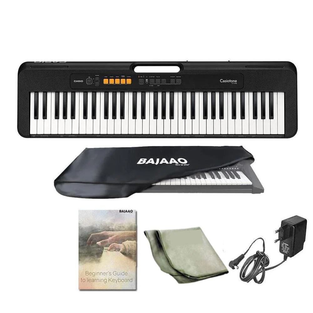 Casio Casiotone CT-S100 61 Key Portable Keyboard With Adapter - Image 7