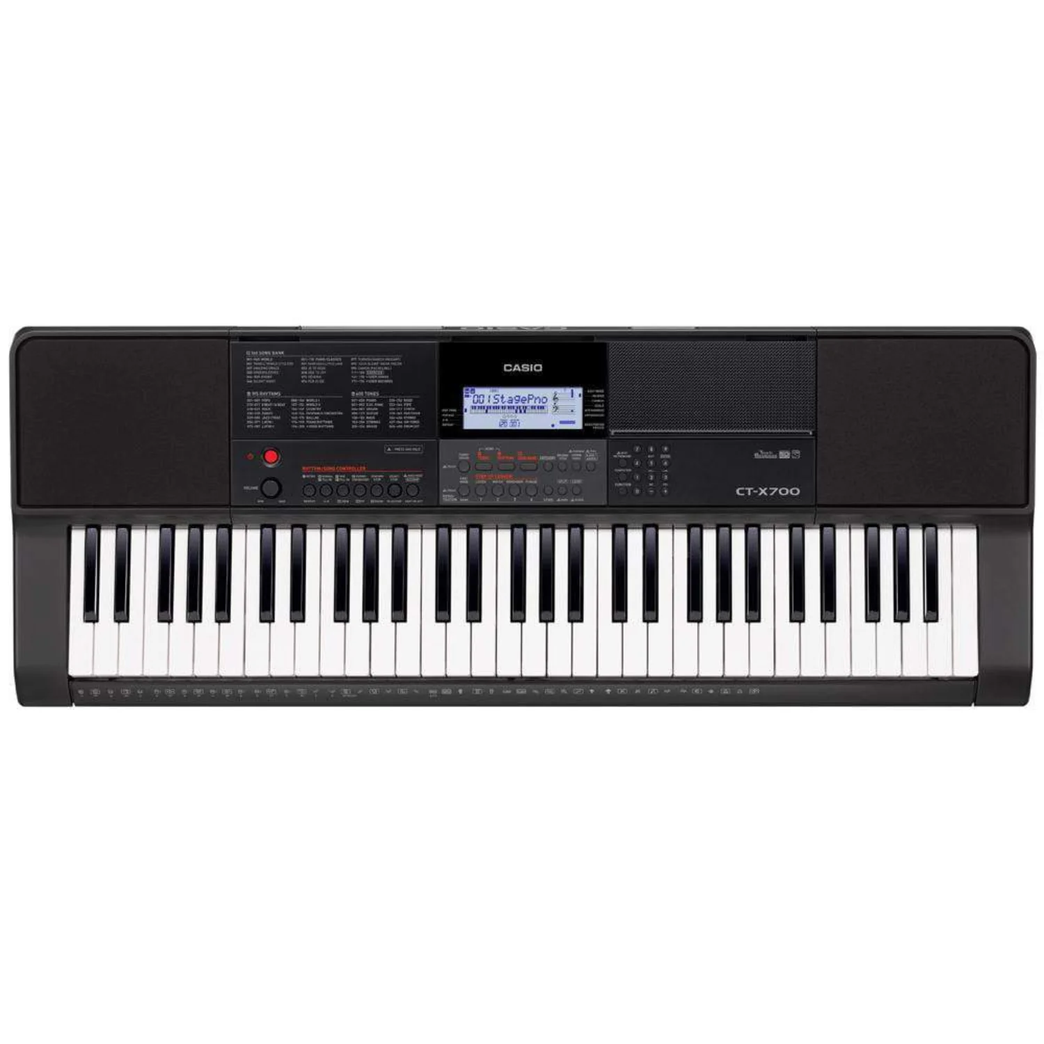 Casio CT-X700 61-Key Portable Keyboard With Adapter