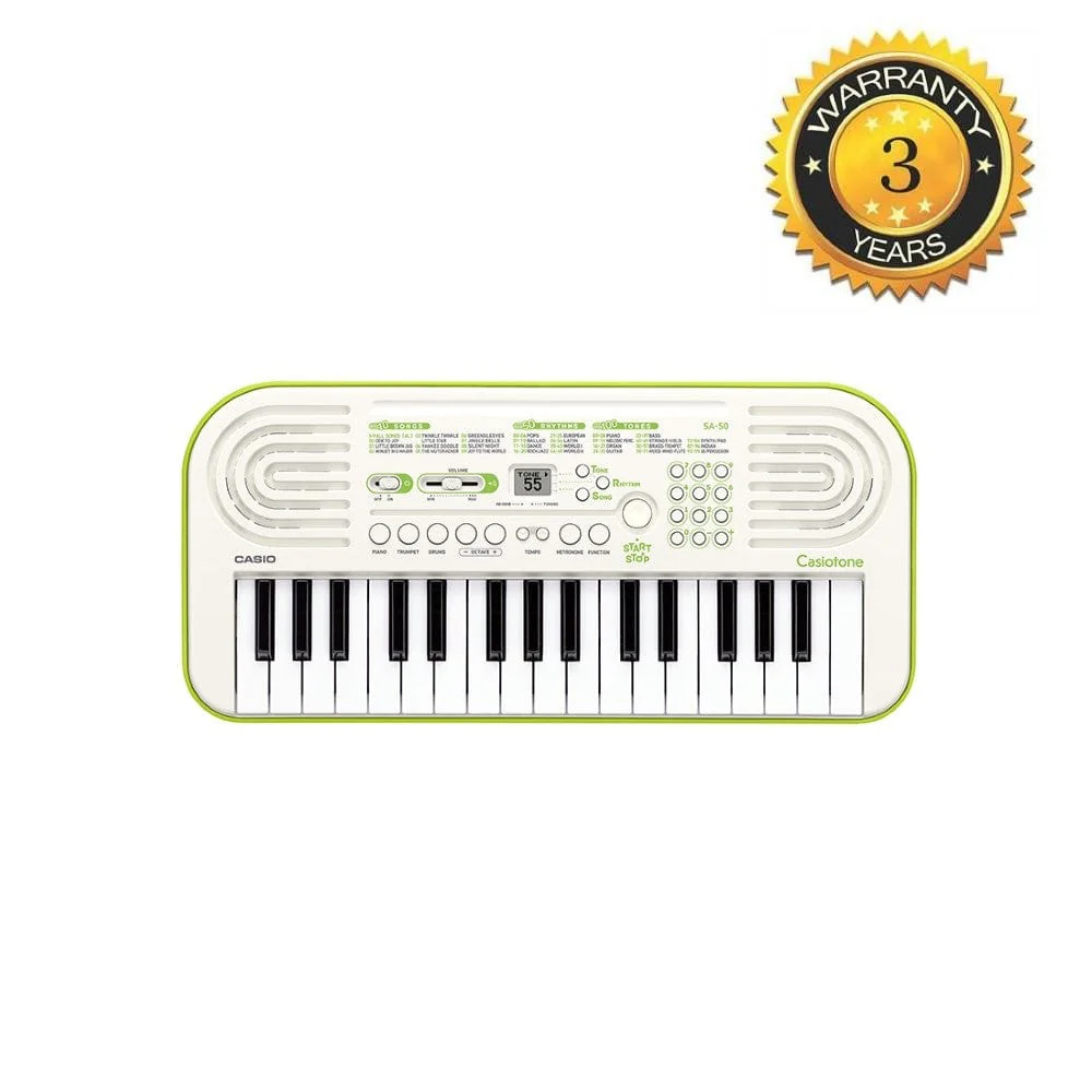 Casio SA-50 Casiotone 32 Key Kids Mini Portable Keyboard - Image 10