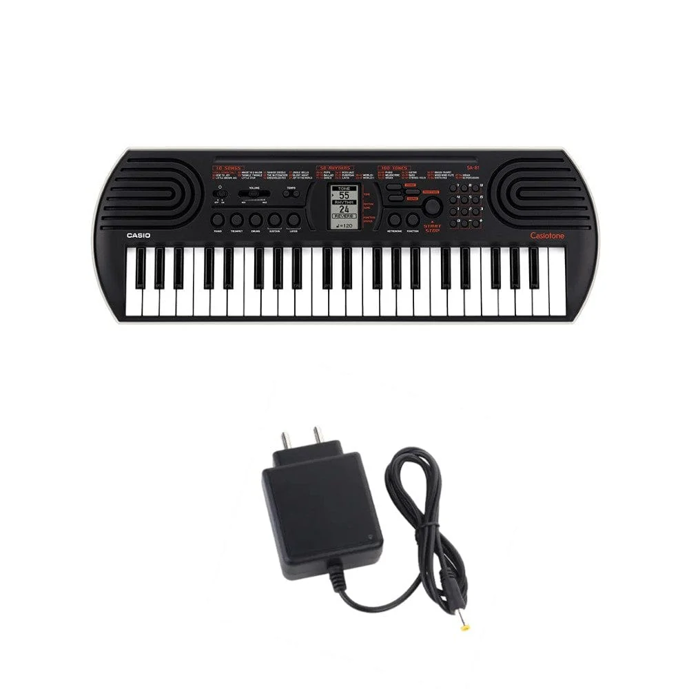 Casio SA-81 Casiotone 44 Key Kids Mini Portable Keyboard with Adapter - Image 10