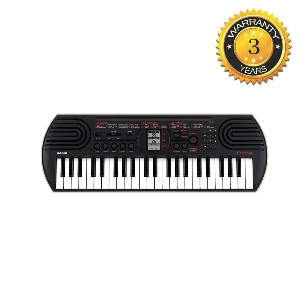 Casio SA-81 Casiotone 44 Key Kids Mini Portable Keyboard with Adapter - Image 11