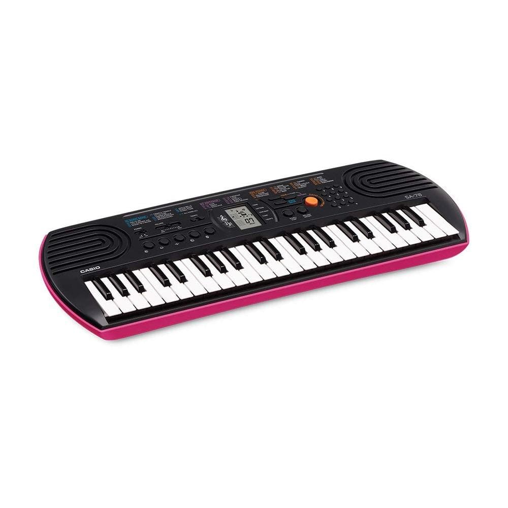 Casio SA78 Mini Portable Keyboard With Adapter, Polishing Cloth, Dust Cover, Online Lessons, Warranty & Ebook - Image 5