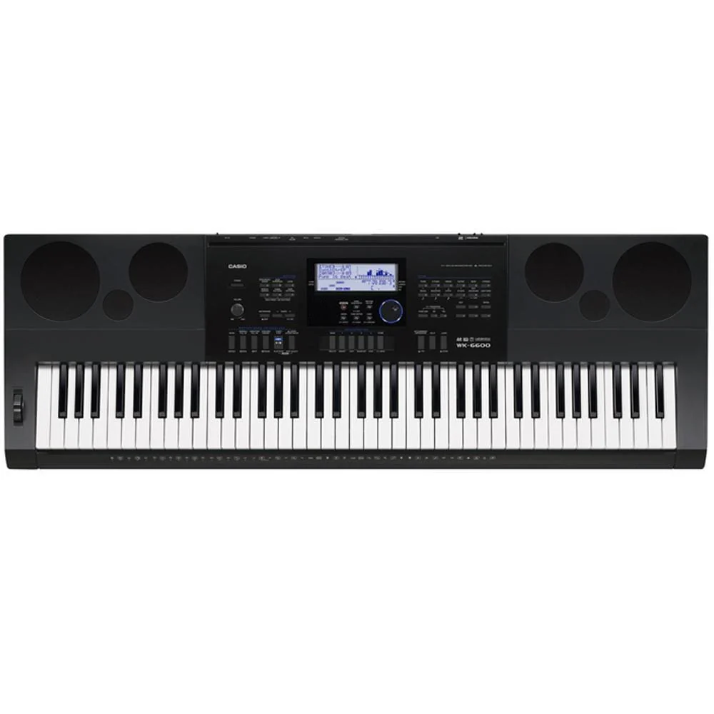 Casio WK-6600 High Grade Workstation 76-Key Keyboard With Headphone, Stand, Pedal, Polishing Cloth and Power Adapter - Image 2
