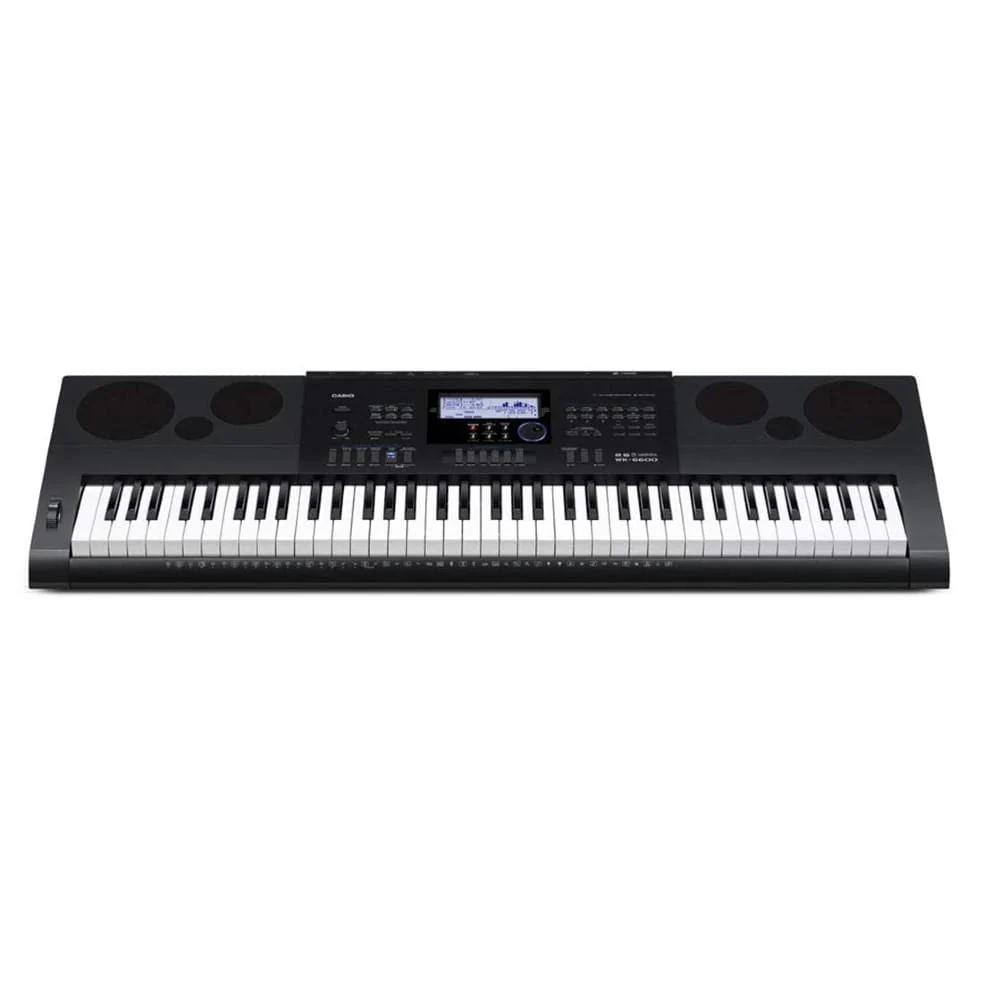 Casio WK-6600 High Grade Workstation 76-Key Keyboard With Headphone, Stand, Pedal, Polishing Cloth and Power Adapter - Image 4