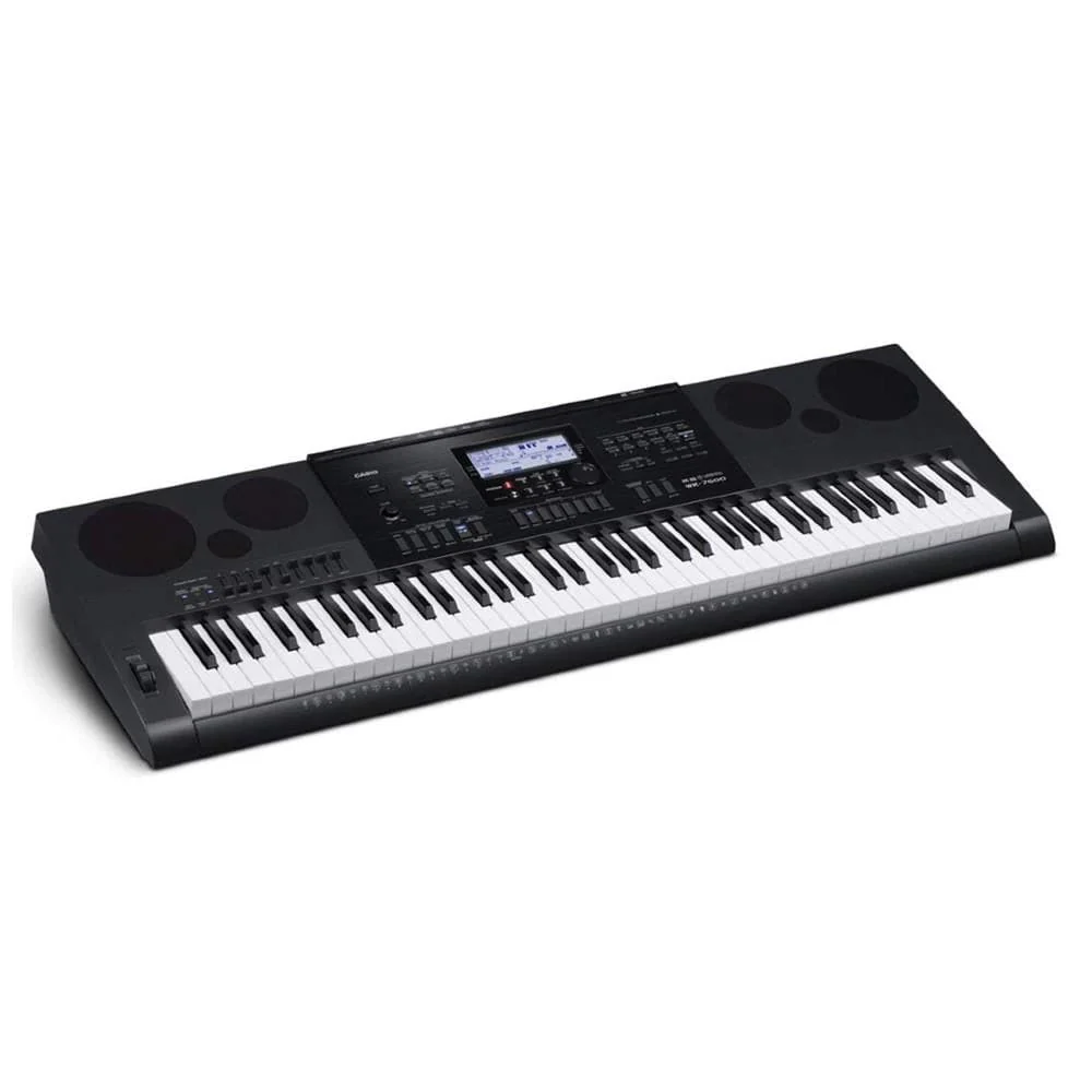 Casio WK-7600 76-Key Keyboard With Stand, Headphones, Polishing Cloth and Power Adapter - Image 4