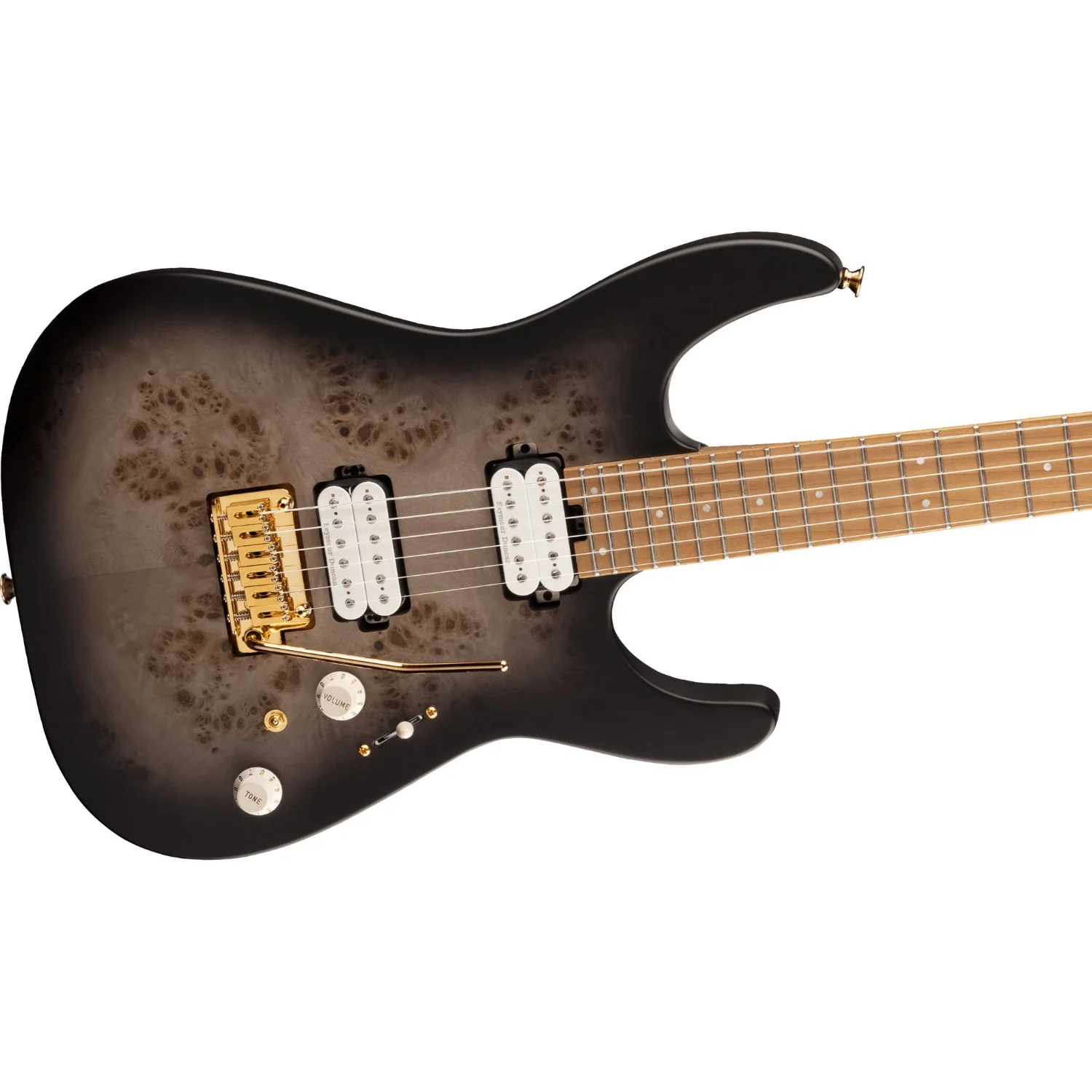 Charvel Pro-Mod D24 HH CM Poplar Burl 6 String Electric Guitar - Image 3