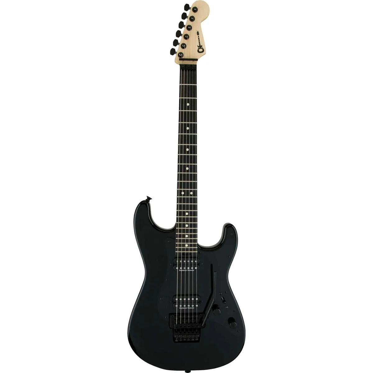 Charvel Pro-Mod So-Cal Style 1 HH FR Ebony 6 String Electric Guitar - Gloss Black