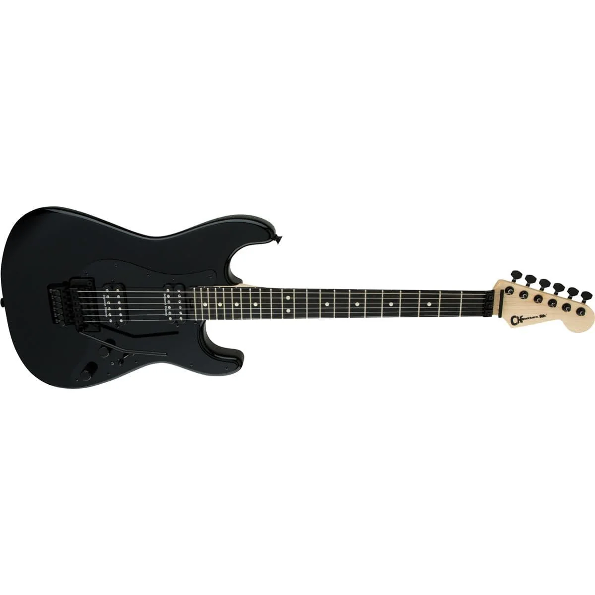 Charvel Pro-Mod So-Cal Style 1 HH FR Ebony 6 String Electric Guitar - Gloss Black - Image 5