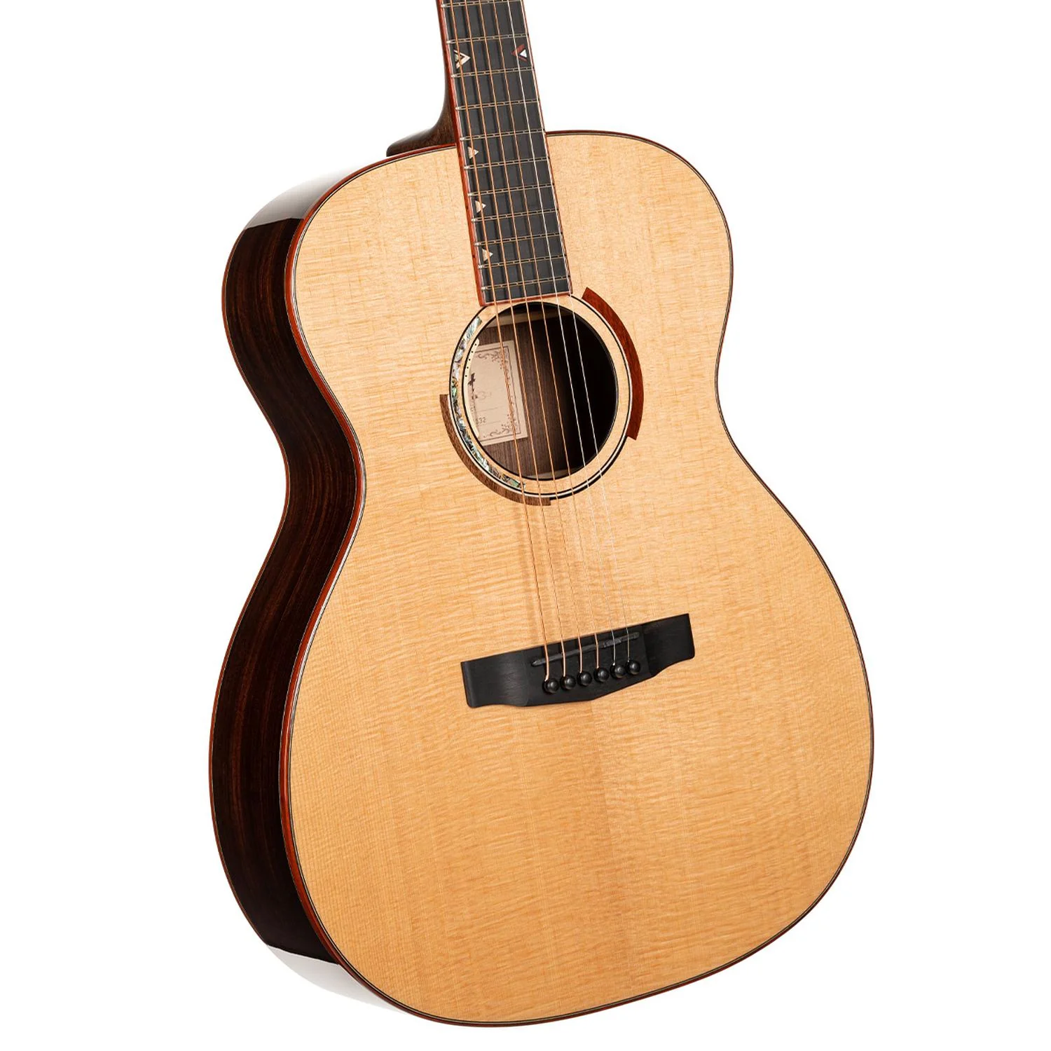 Cort Abstract Delta 6 String Electro Acoustic Guitar with Case - Natural Glossy - Image 2