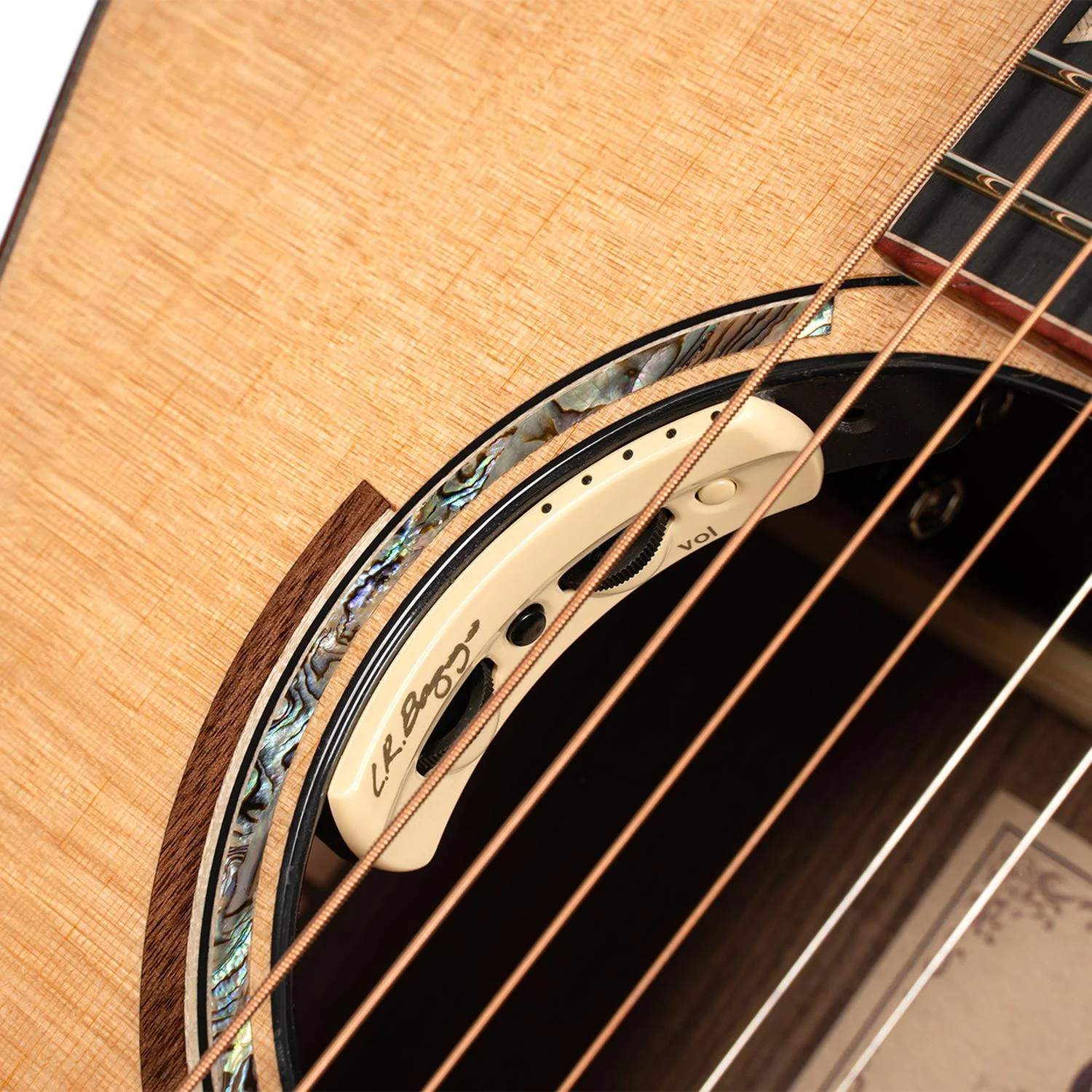 Cort Abstract Delta 6 String Electro Acoustic Guitar with Case - Natural Glossy - Image 3