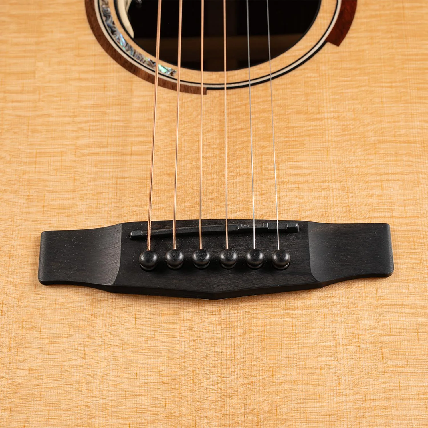 Cort Abstract Delta 6 String Electro Acoustic Guitar with Case - Natural Glossy - Image 4