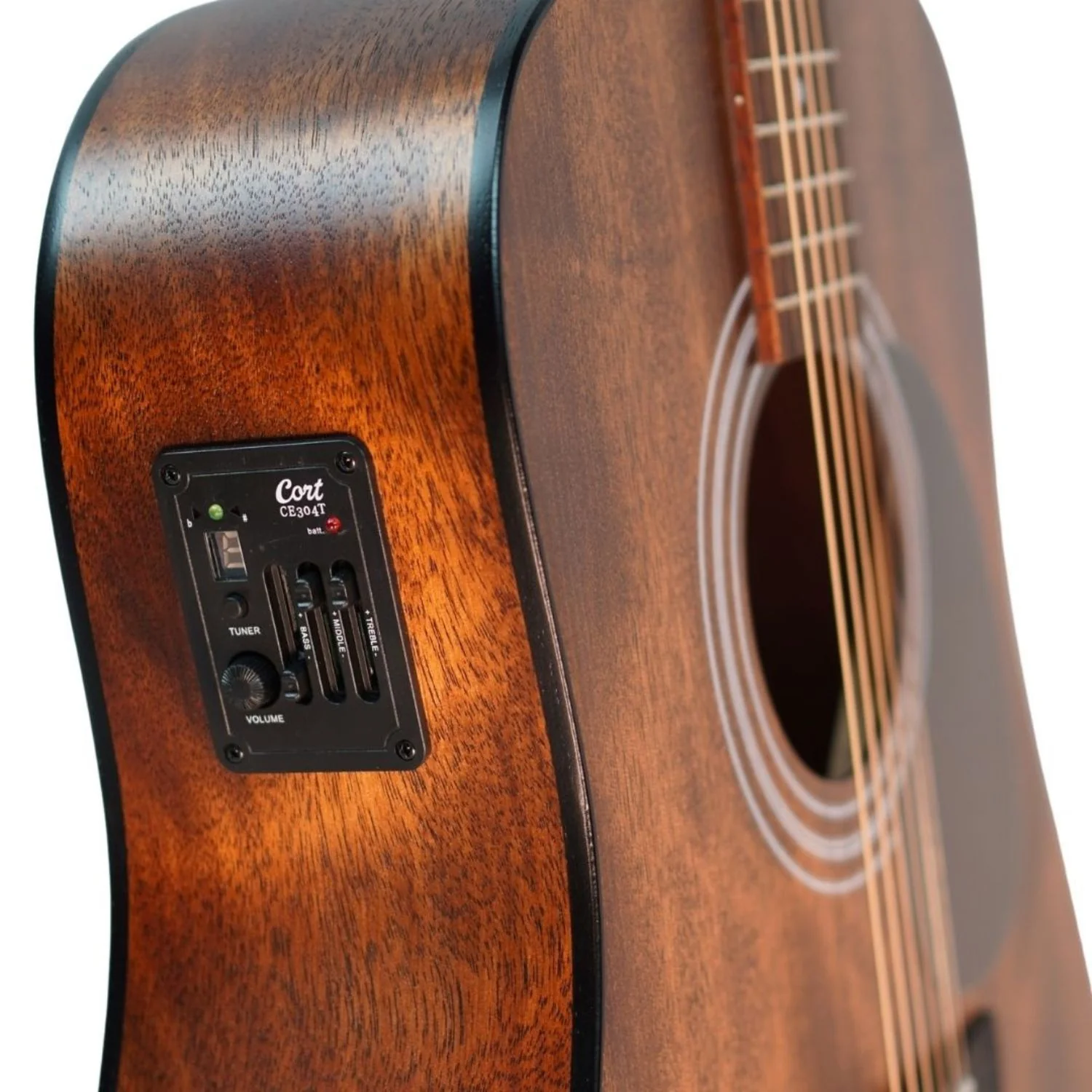 Cort AD300E 6 String Electro Acoustic Guitar - Image 52