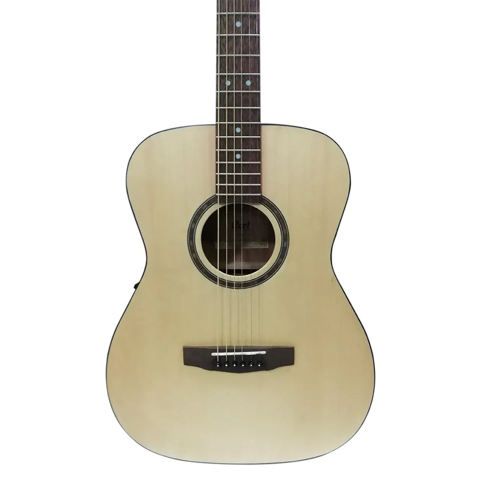 Cort AF 550 Solid Top 6 String Grand Concert Electro Acoustic Guitar - Open Pore - Image 2