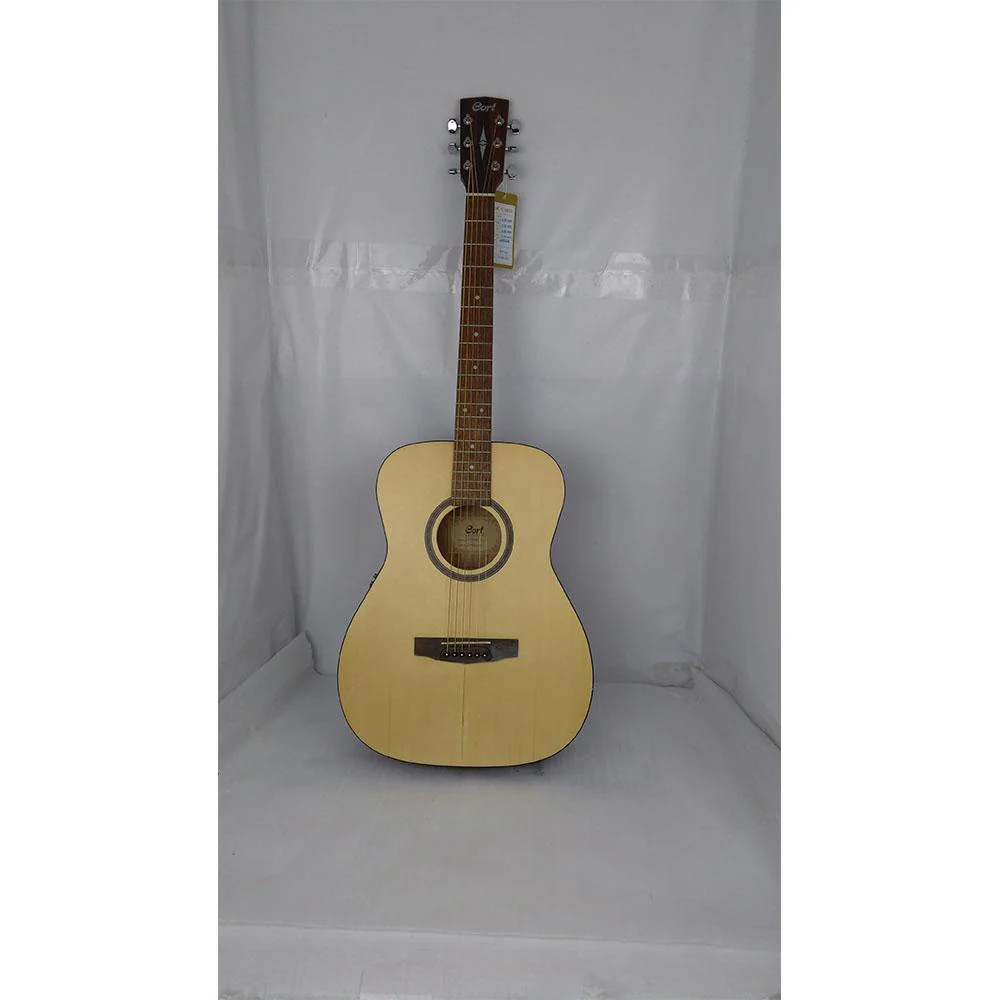 Cort AF 550 Solid Top 6 String Grand Concert Electro Acoustic Guitar - Open Pore - Open Box B Stock