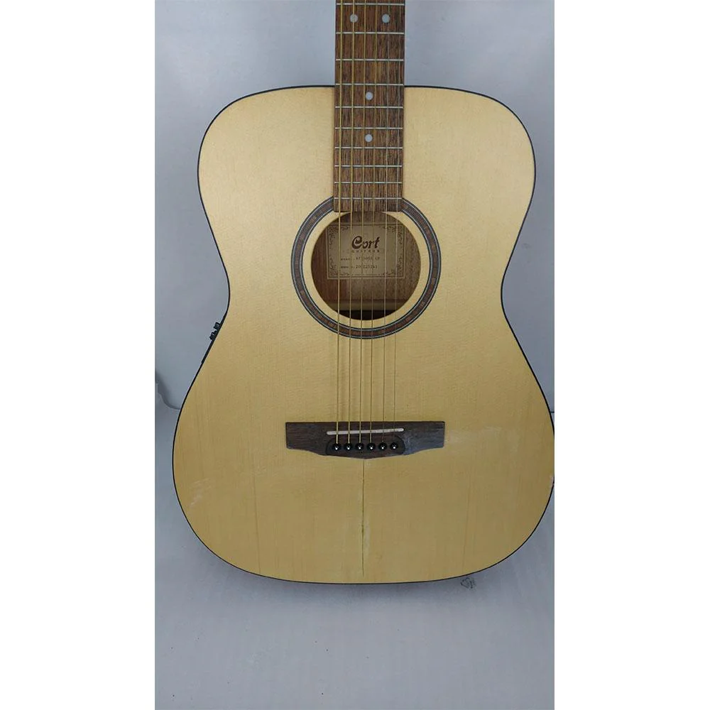 Cort AF 550 Solid Top 6 String Grand Concert Electro Acoustic Guitar - Open Pore - Open Box B Stock - Image 2