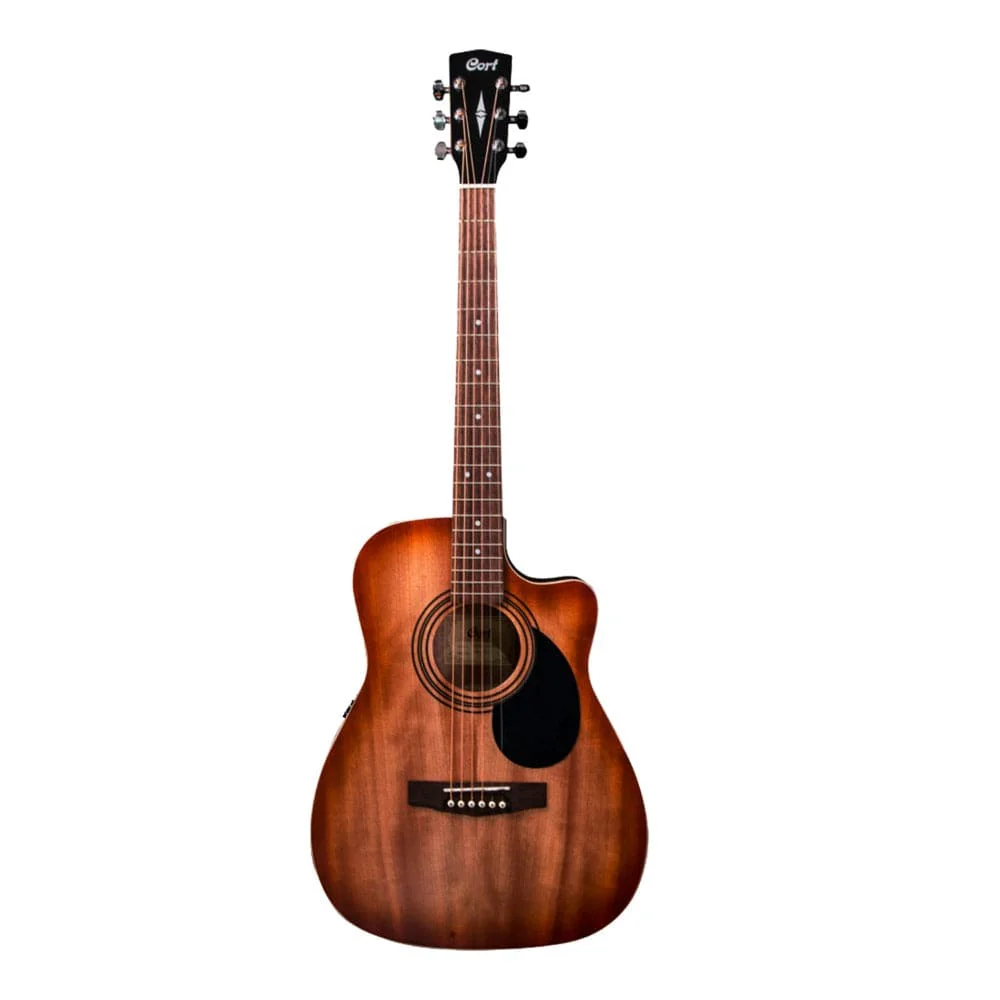 Cort AF500CE Standard Series Cutaway 6 String Electro Acoustic Guitar - Image 24