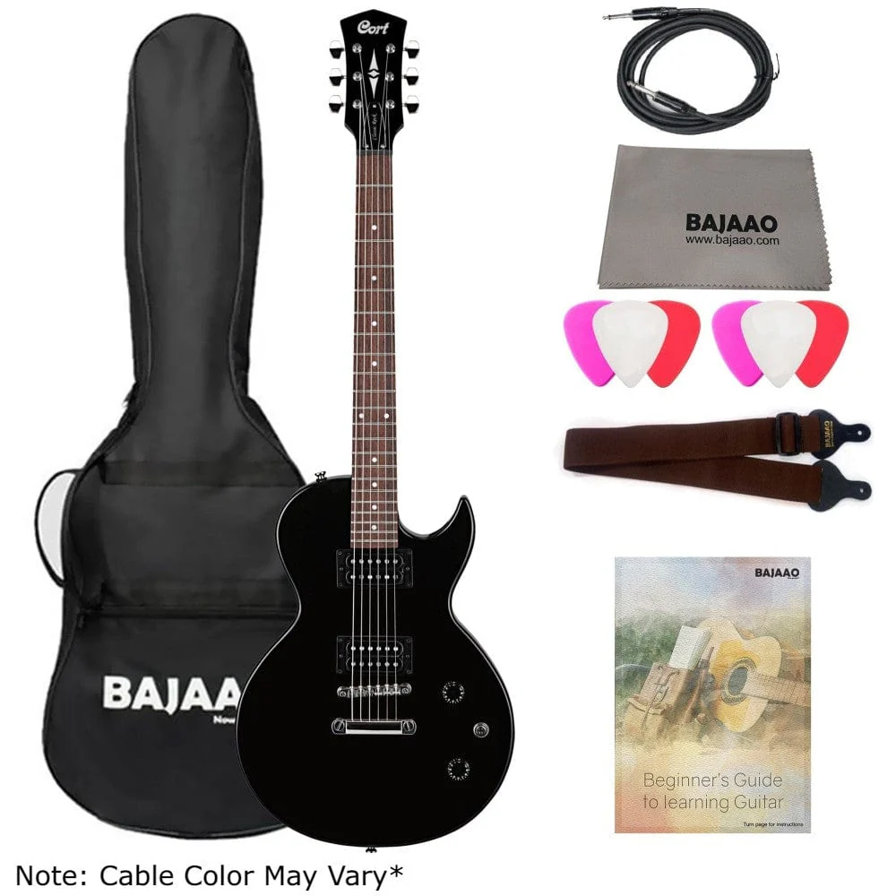 Cort CR50 Les Paul Style Electric Guitar with Gigbag, Cloth, Picks, Strap, Cable & Ebook