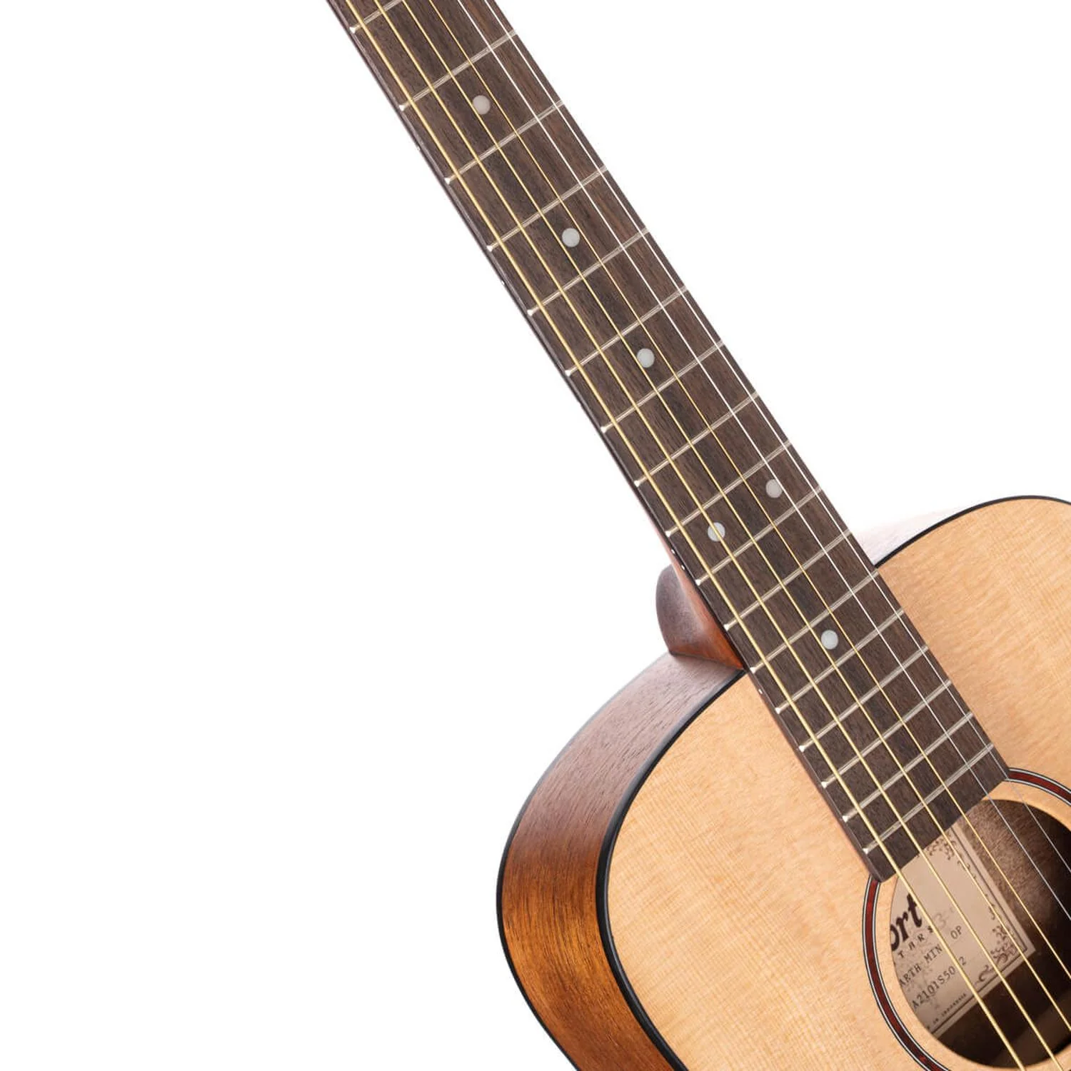 Cort Earth Mini 6 String Acoustic Guitar with Bag - Image 5