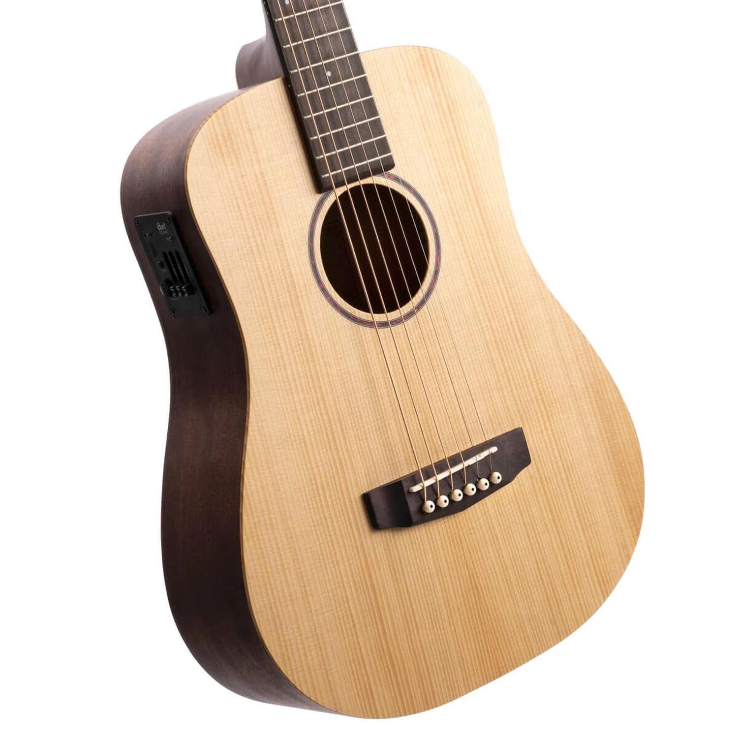 Cort Earth Mini E Adirondack 6 String Electro Acoustic Guitar - Image 2