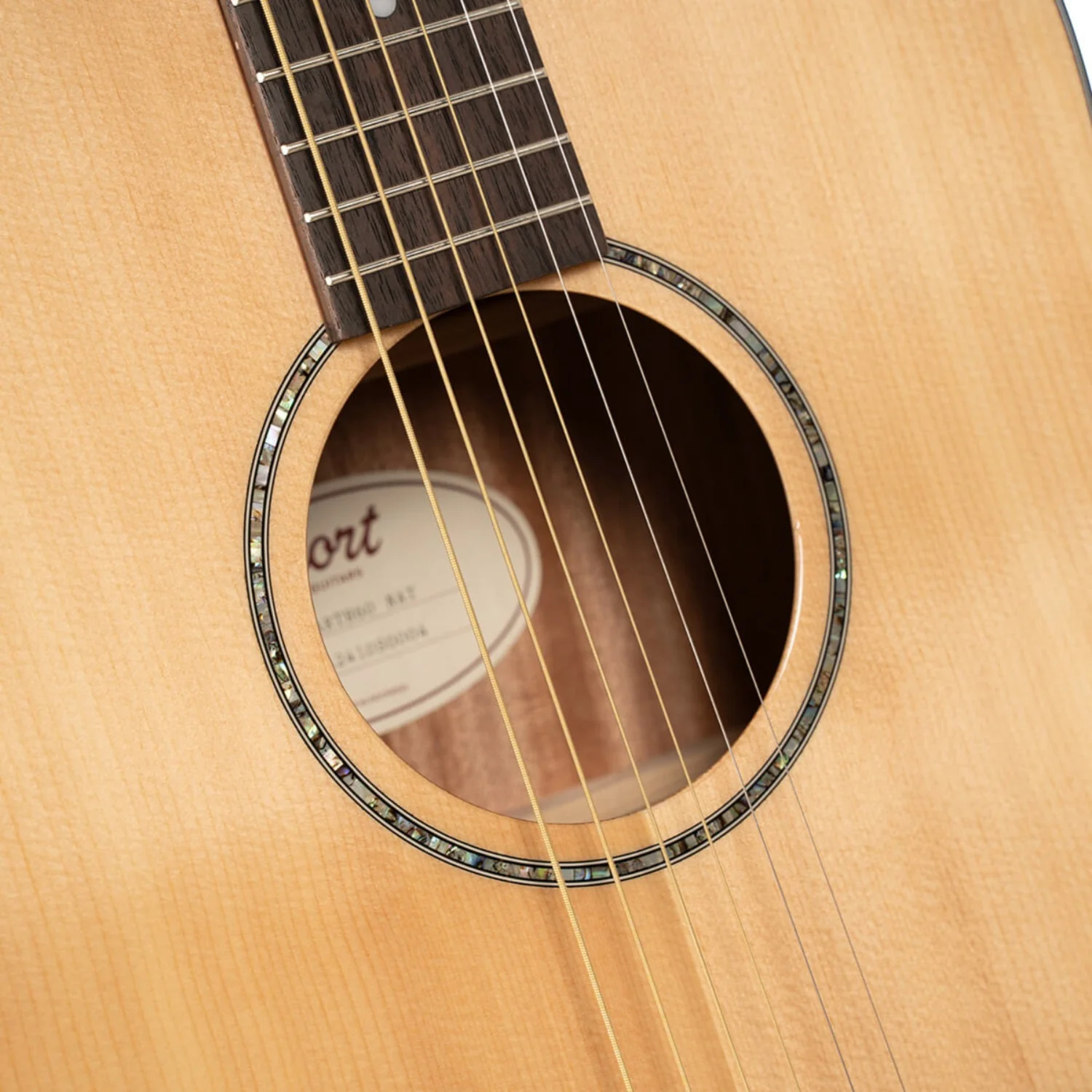 Cort EARTH60 6 String Acoustic Guitar - Image 14