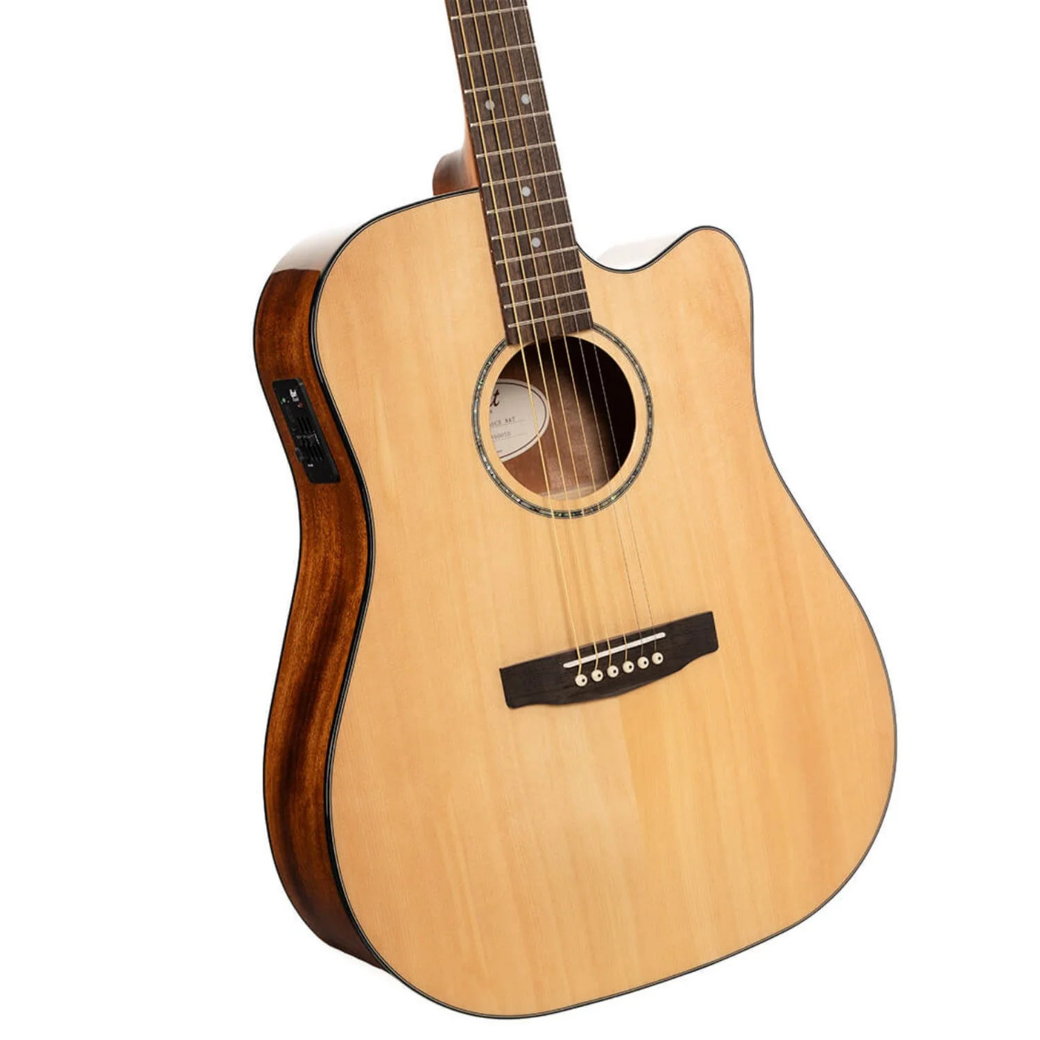 Cort EARTH60CE 6 String Acoustic Guitar - Image 13