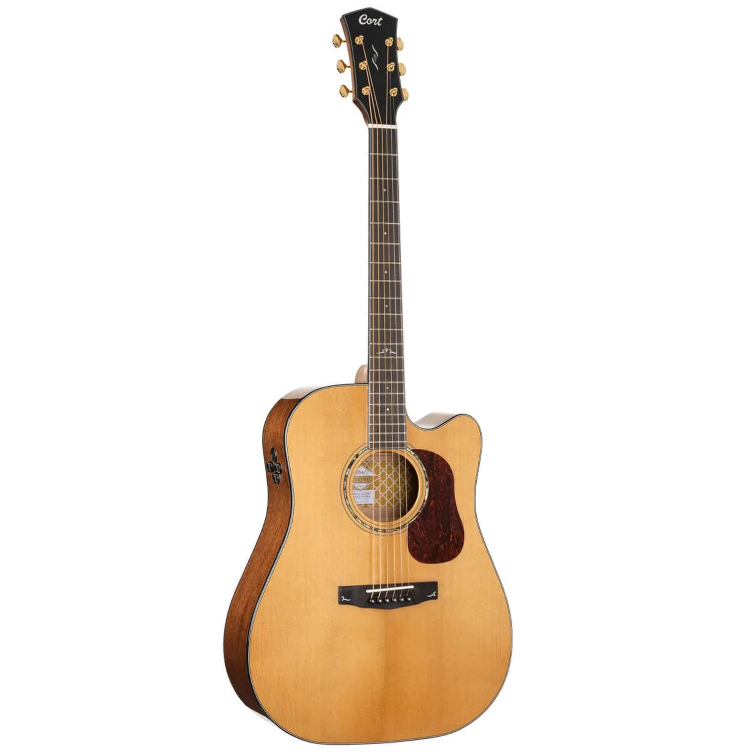 Cort GOLD-DC6 6 String Electro Acoustic Guitar with Case