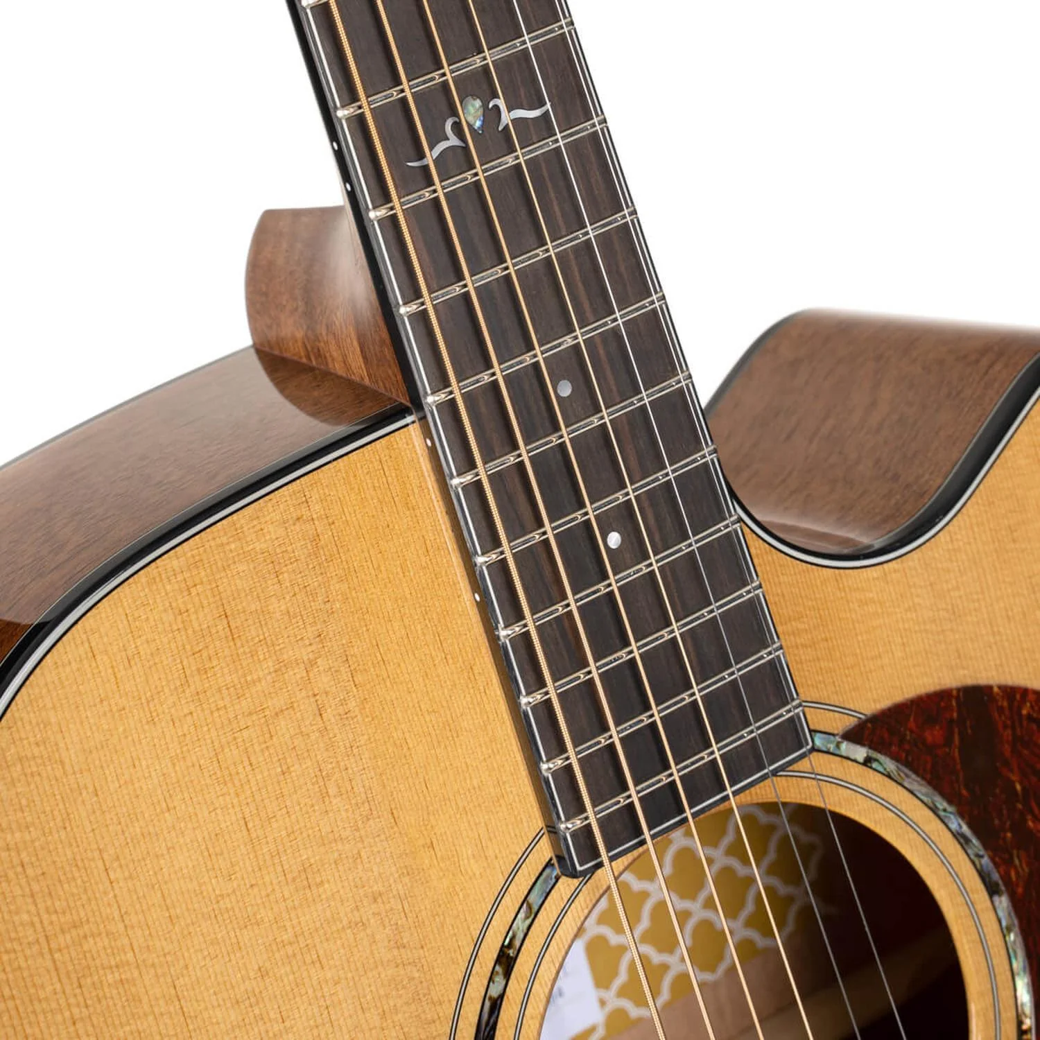 Cort GOLD-DC6 6 String Electro Acoustic Guitar with Case - Image 6