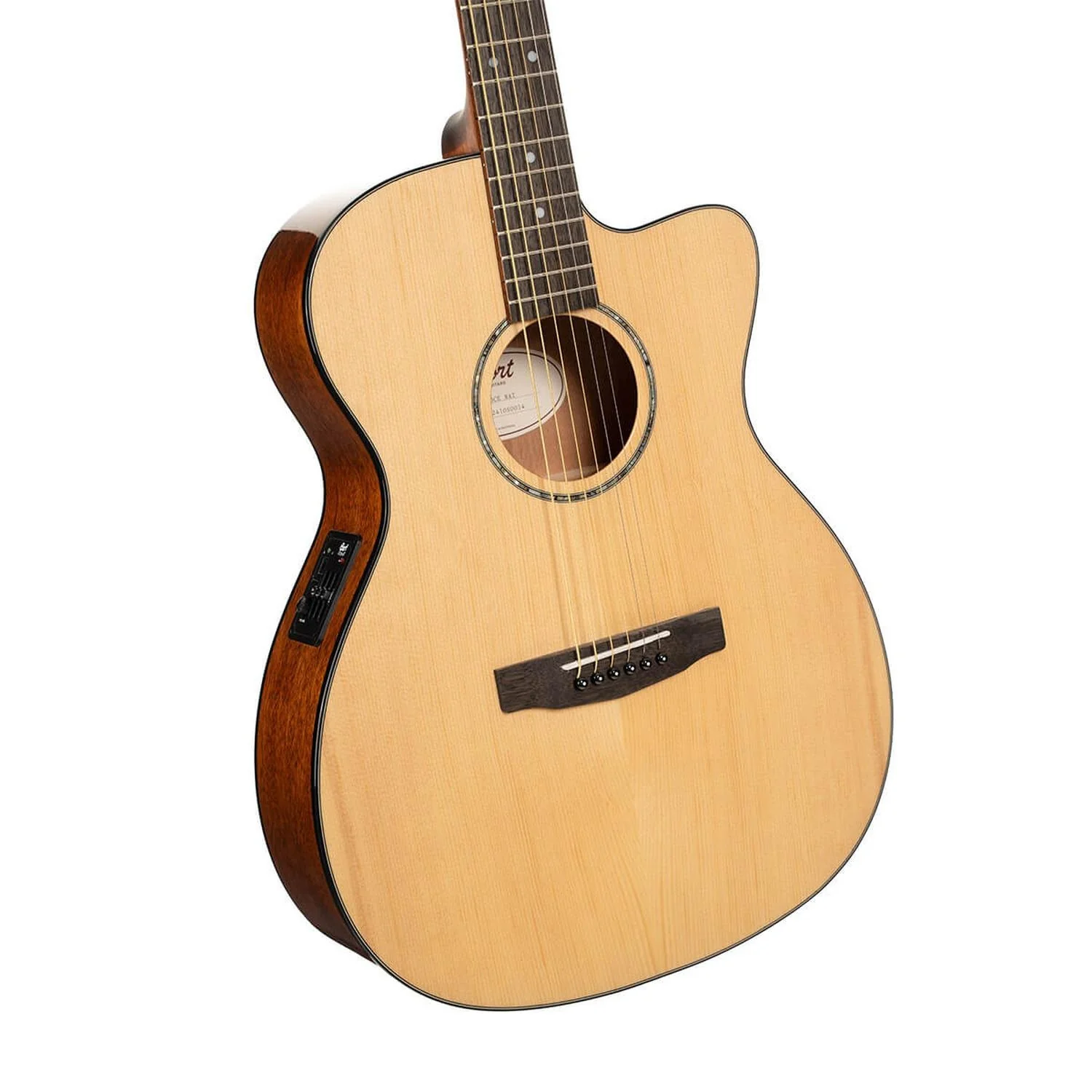 Cort L60CE Semi 6 String Electro Acoustic Guitar - Image 2