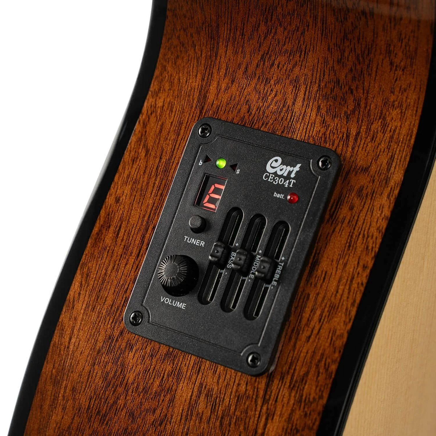 Cort L60CE Semi 6 String Electro Acoustic Guitar - Image 5