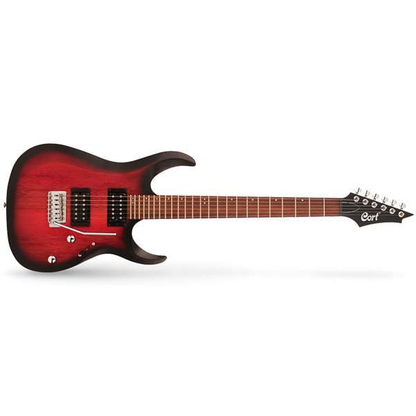 Cort X100 6-String Electric Guitar with Dust Cover, Strap, Picks, Cloth, Cable & Ebook - Image 2