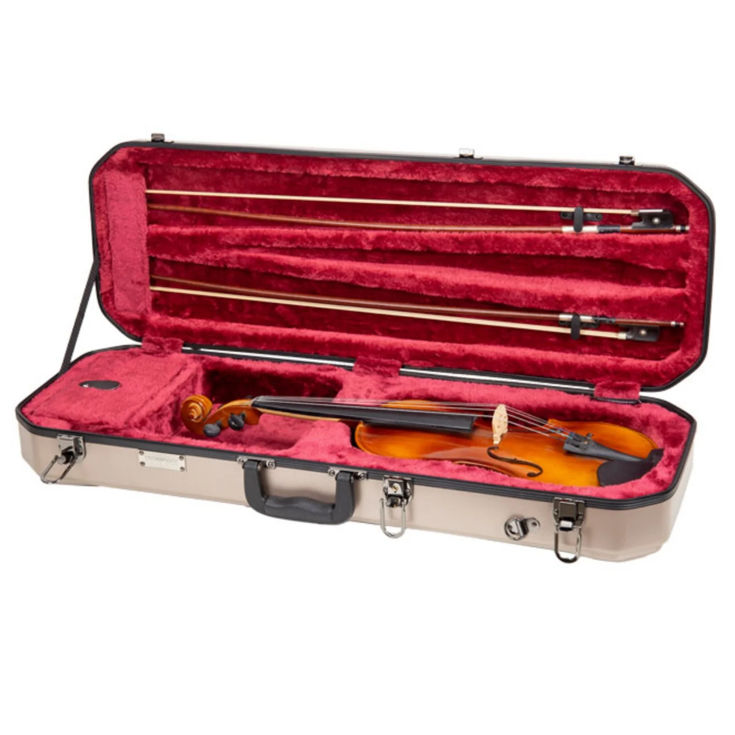 Crossrock CRA860VF 4/4 Size ABS Oblong Violin - Image 10