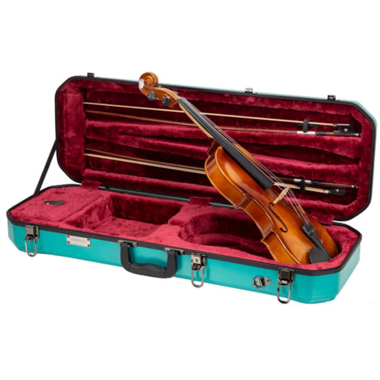 Crossrock CRA860VF 4/4 Size ABS Oblong Violin - Image 15