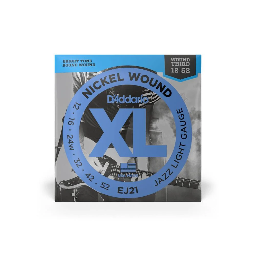 D'Addario EJ21 XL Jazz Lite Electric Guitar String Set - Image 2