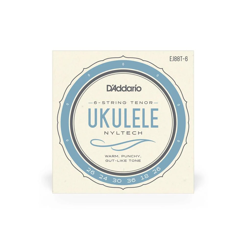 D'Addario EJ88T 6 Tenor 6 String Ukulele String Set - Image 2