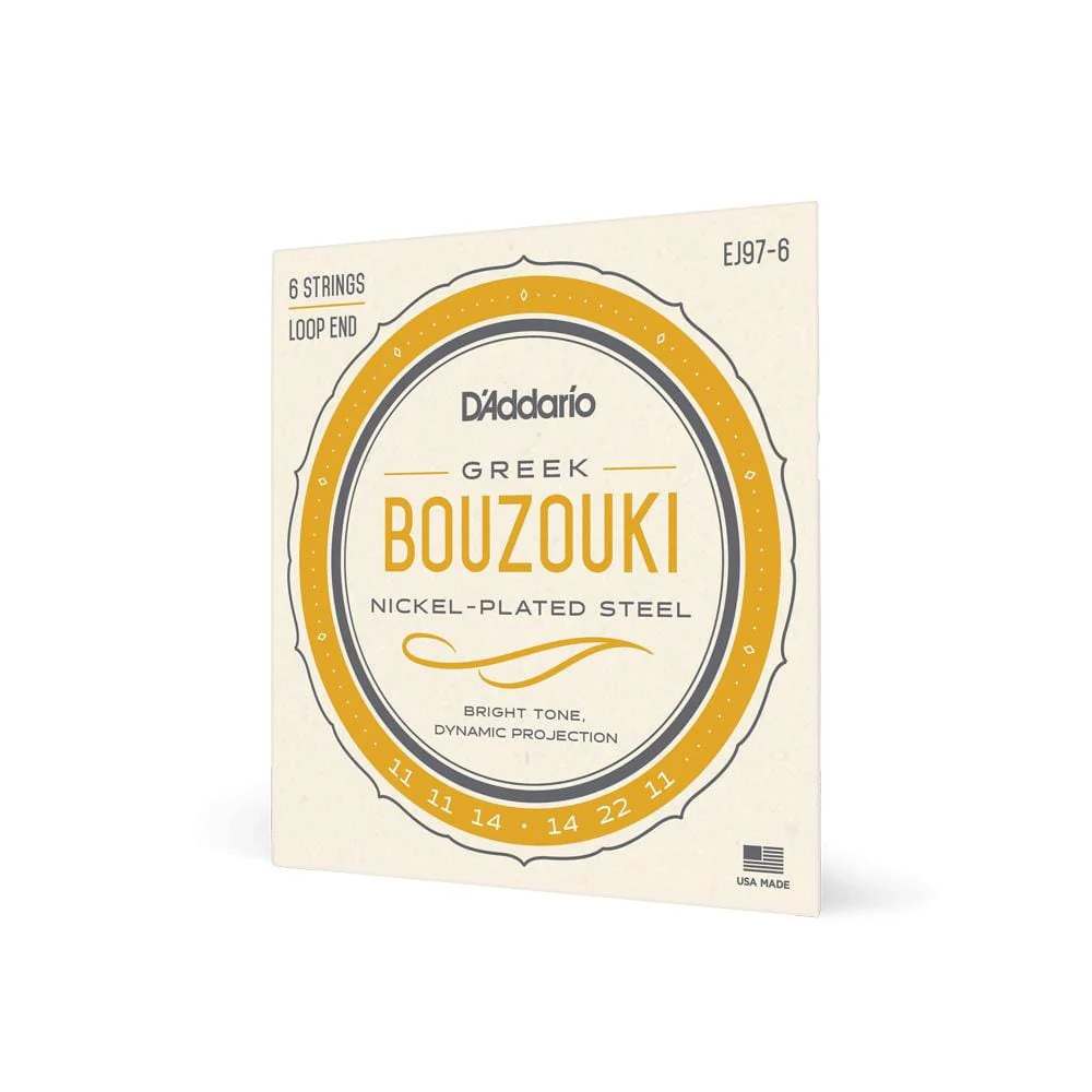 D'Addario EJ97-6 Greek Bouzouki 6 String Set