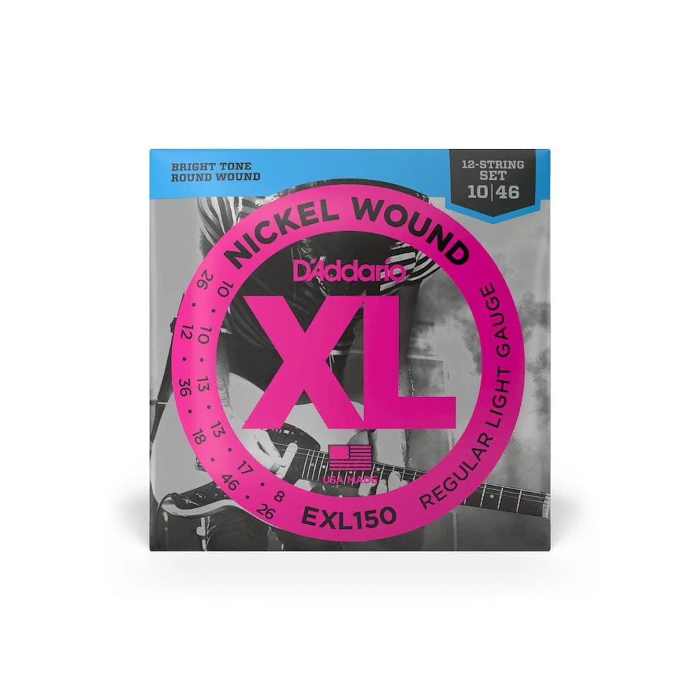D'Addario EXL150 XL Regular Lite 12 Electric Guitar String Set - Image 2