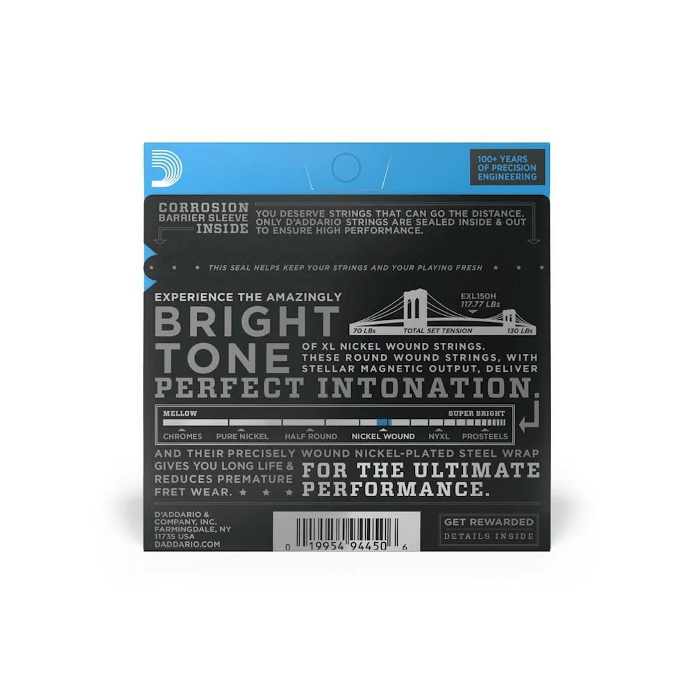 D'Addario EXL150H XL Nashville Tunning Electric Guitar String Set - Image 3