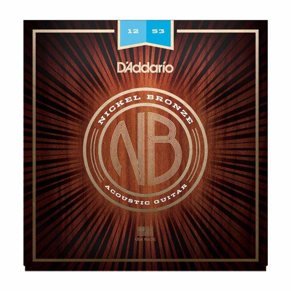 D'Addario NB1253 Nickel Bronze Light Acoustic Strings