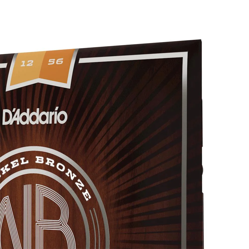 D'Addario NB1256 Nickel Bronze Acoustic Guitar String Set - Image 4
