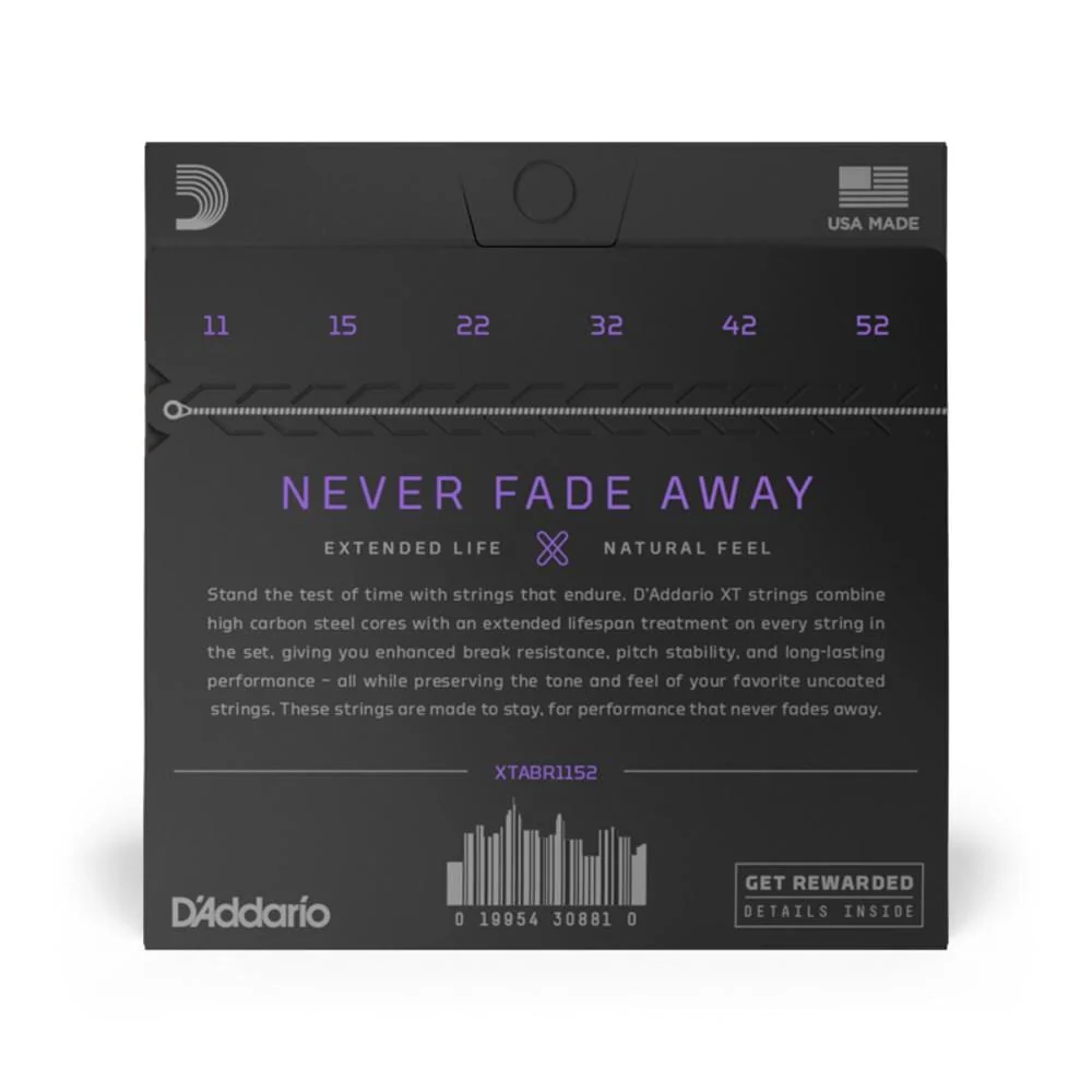 D'Addario XT 80/20 Bronze Acoustic Guitar Strings Coated Set - Image 6